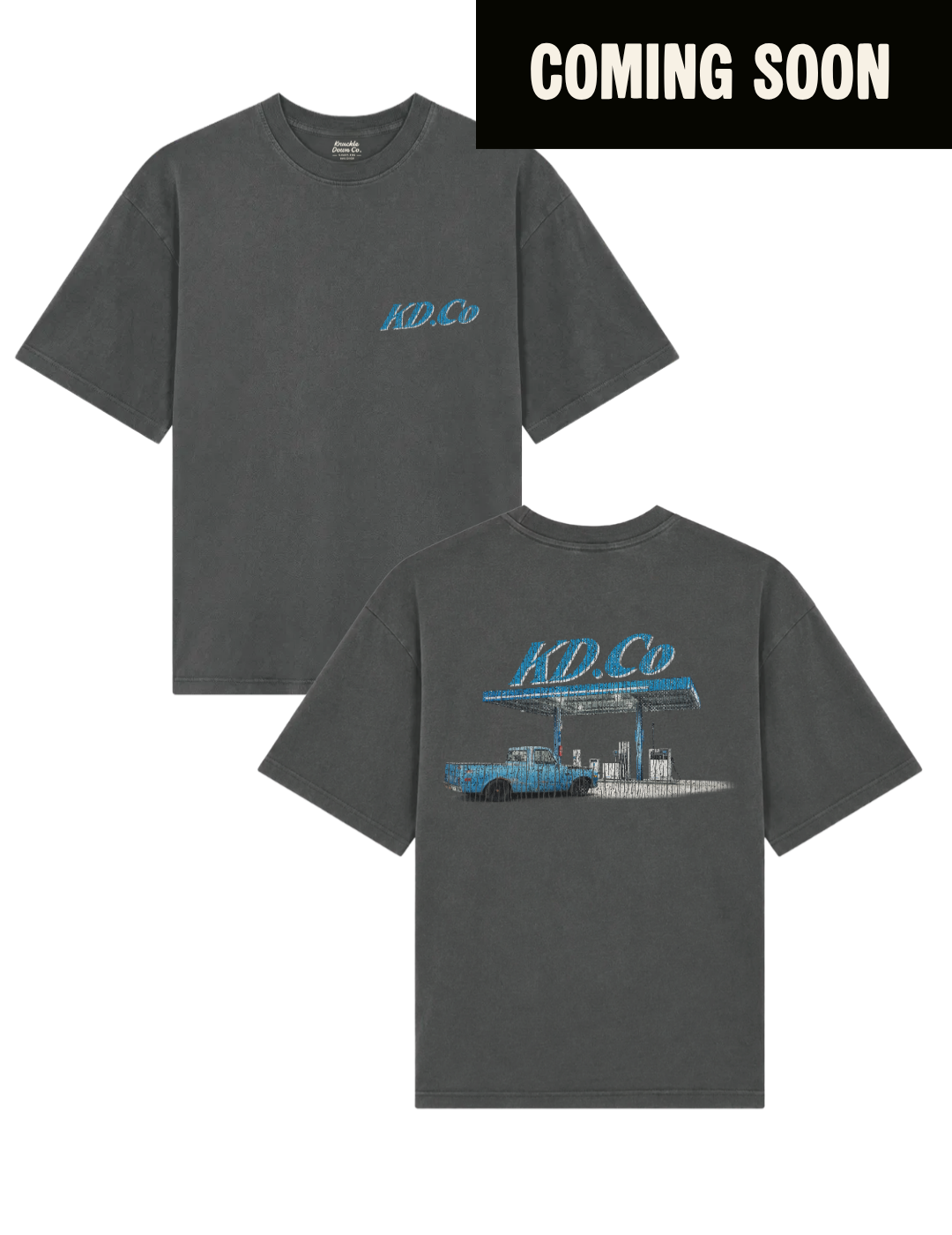PIT STOP - T-Shirt (Washed Black)