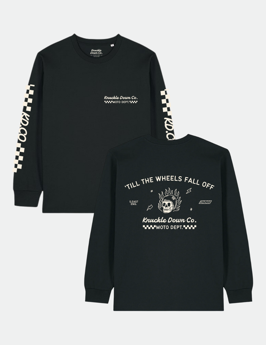 MOTO DEPT - Long Sleeve T-Shirt (Black)