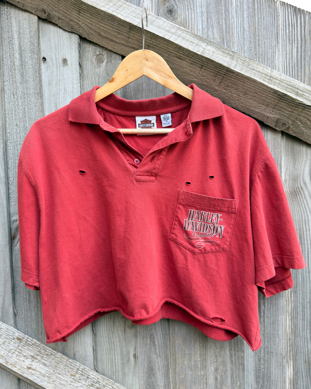 Harley Davidson Cropped Polo
