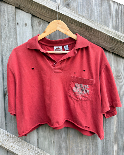 Harley Davidson Cropped Polo