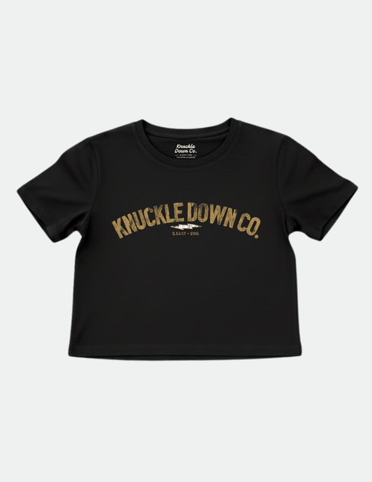 CLASSIC - Cropped T-Shirt (Black)