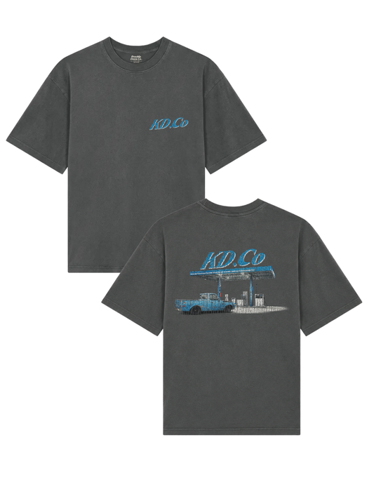 PIT STOP - T-Shirt (Washed Black)