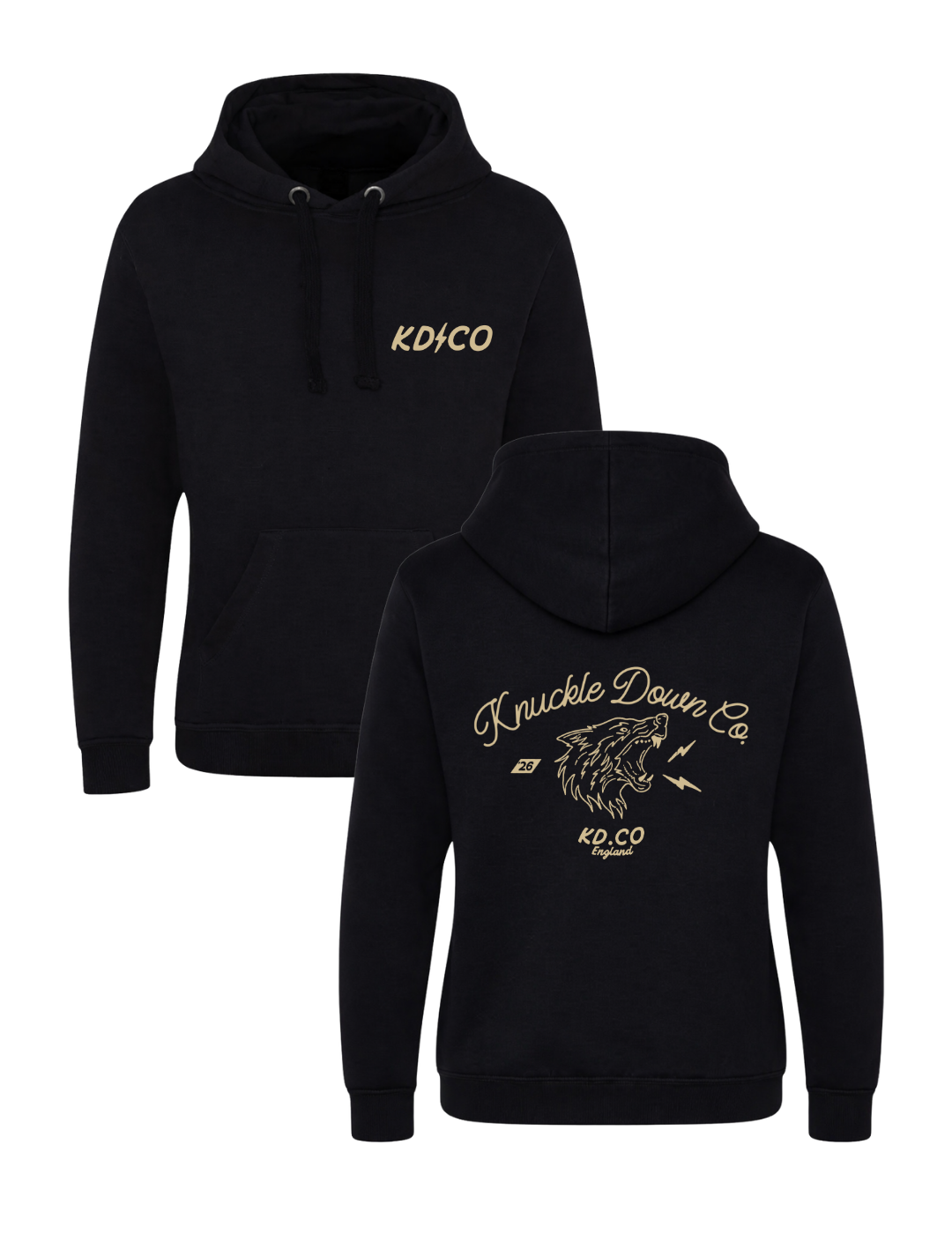 WOLF - Hoodie (Black)