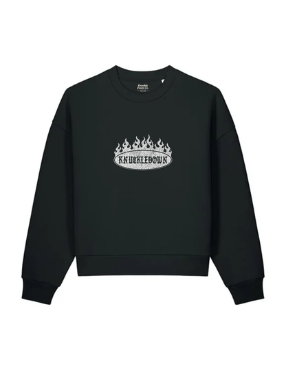 BURNOUT - Heavyweight Sweatshirt (Black)