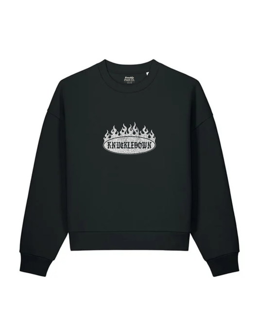 BURNOUT - Heavyweight Sweatshirt (Black)