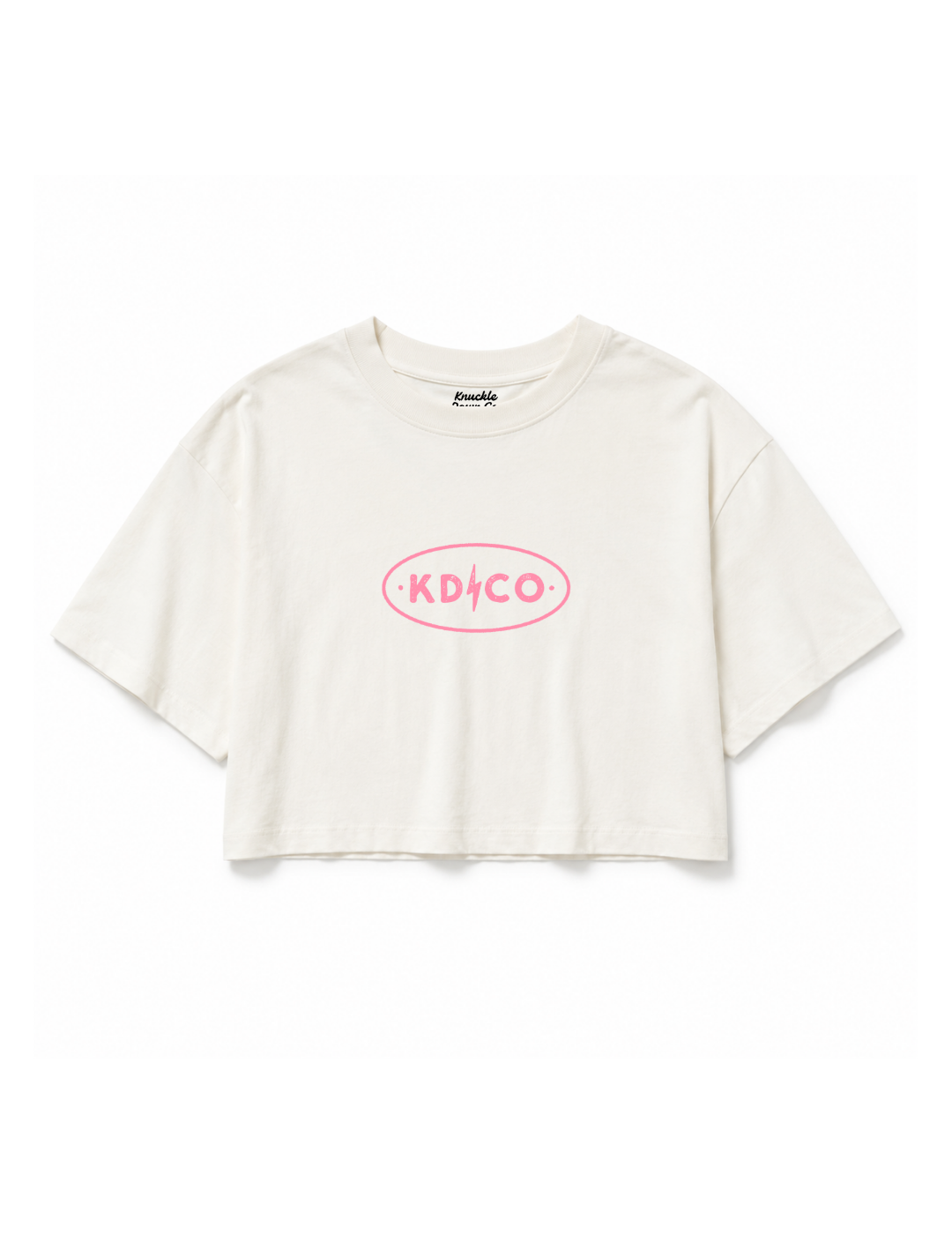 KD.CO - Cropped T-Shirt (Vintage White)