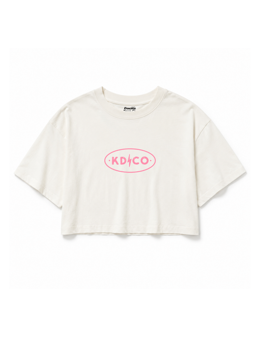 KD.CO - Cropped T-Shirt (Vintage White)