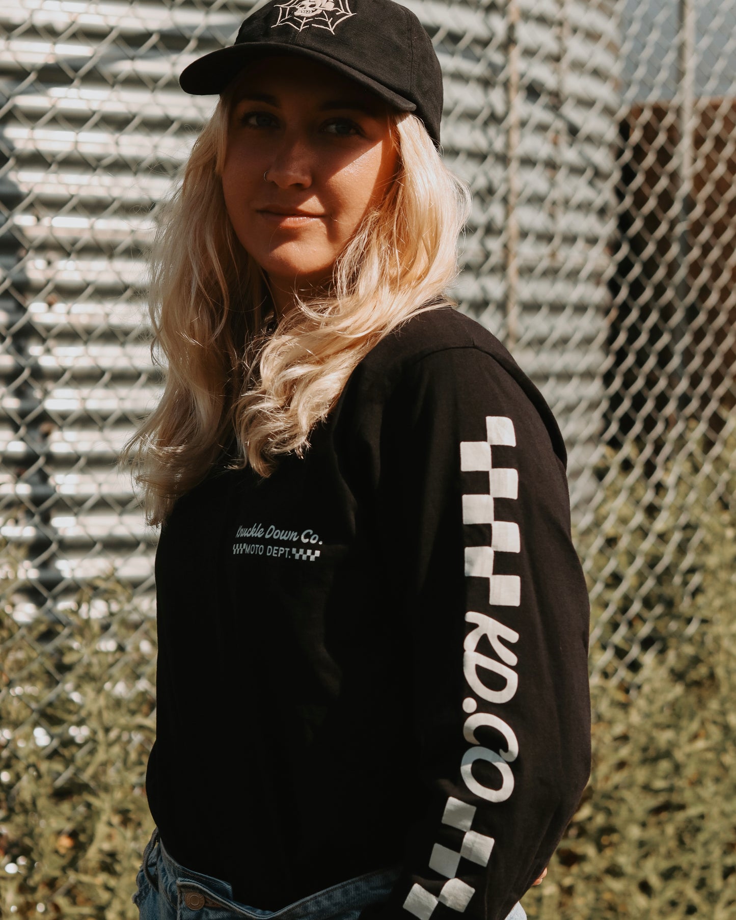 MOTO DEPT - Long Sleeve T-Shirt (Black)
