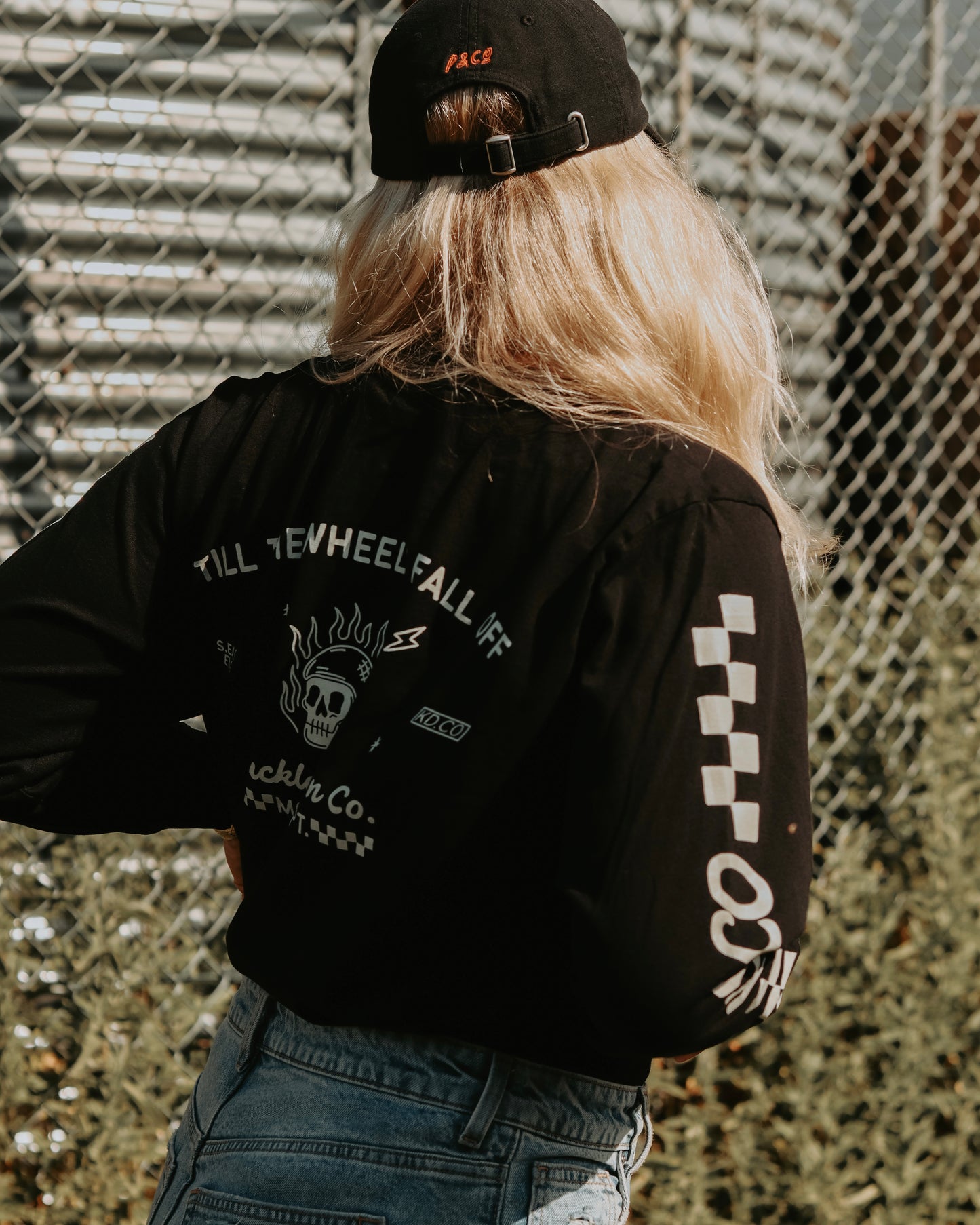 MOTO DEPT - Long Sleeve T-Shirt (Black)