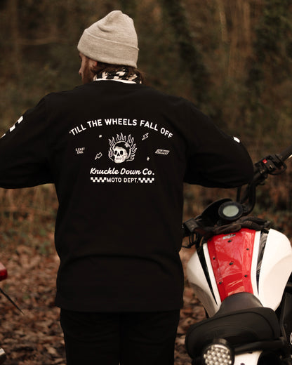 MOTO DEPT - Long Sleeve T-Shirt (Black)