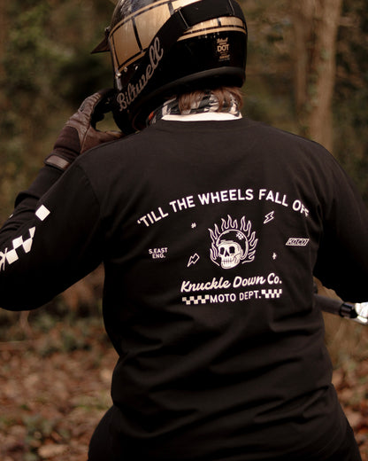 MOTO DEPT - Long Sleeve T-Shirt (Black)