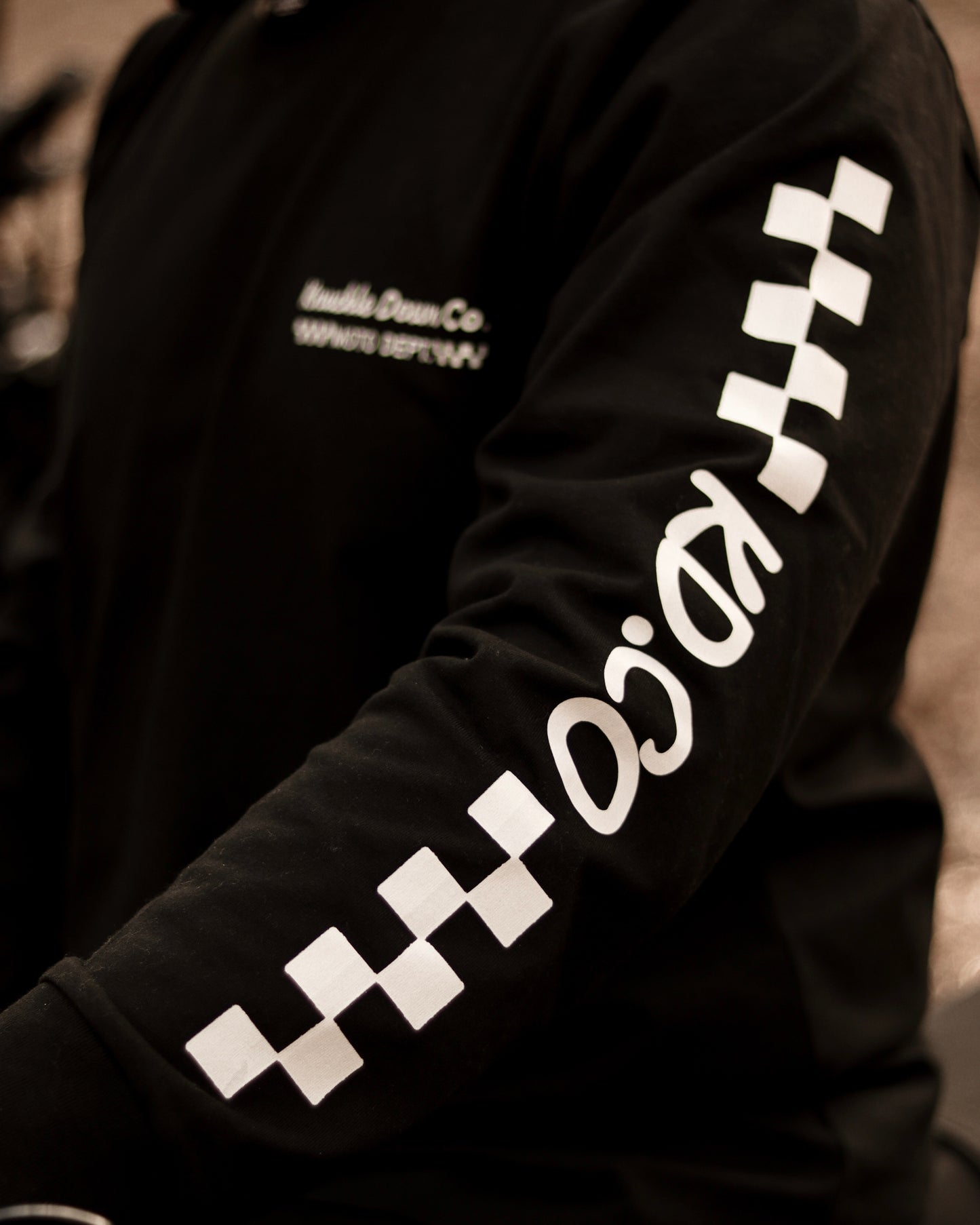 MOTO DEPT - Long Sleeve T-Shirt (Black)