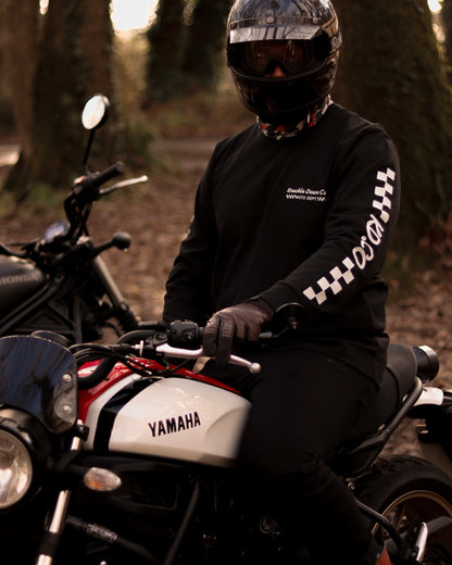 MOTO DEPT - Long Sleeve T-Shirt (Black)