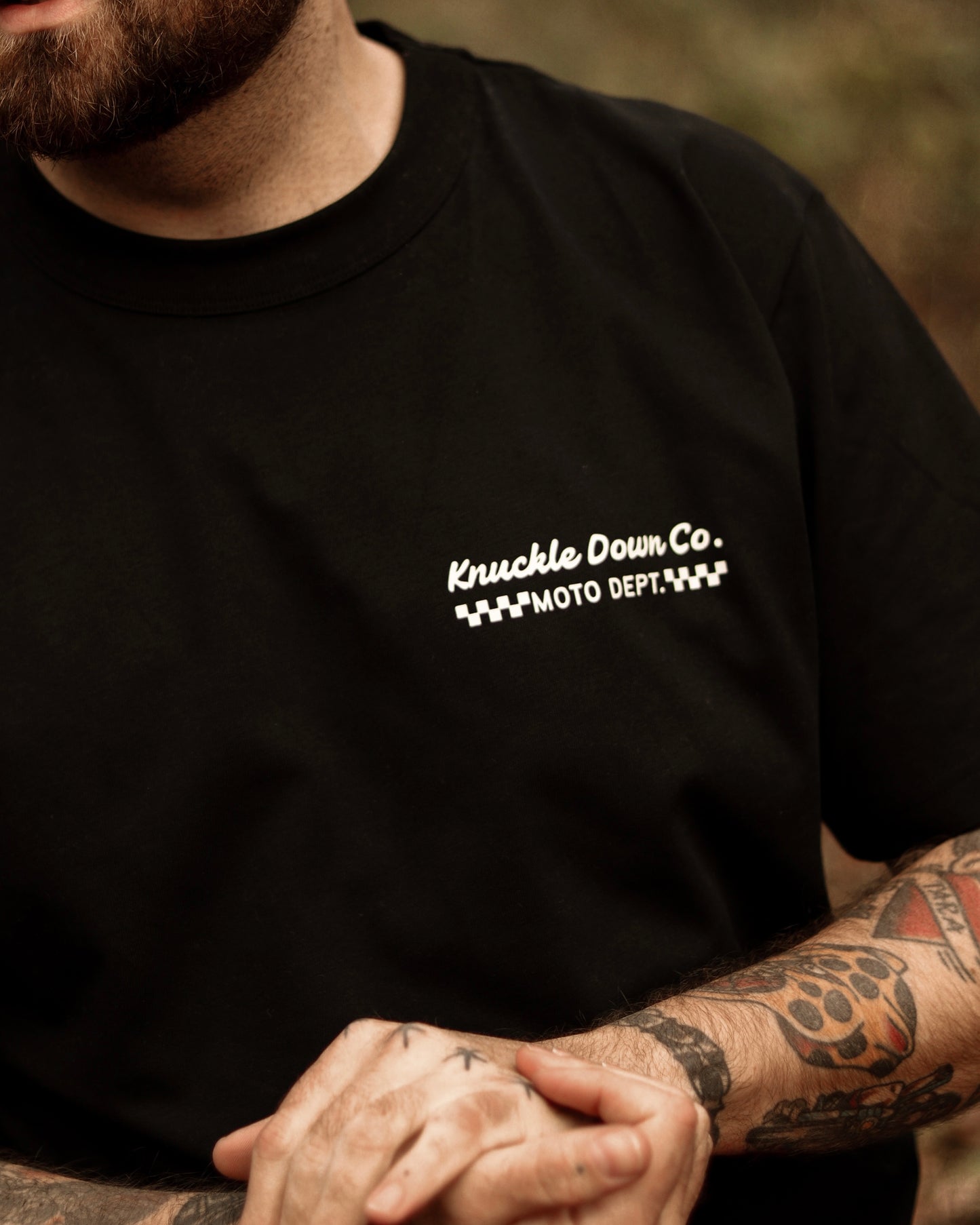 MOTO DEPT - T-Shirt (Black)