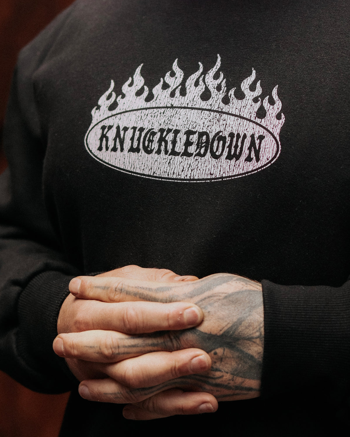BURNOUT - Heavyweight Sweatshirt (Black)