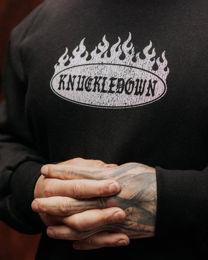 BURNOUT - Heavyweight Sweatshirt (Black)