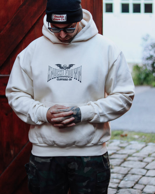NOCTURNAL - Heavyweight Hoodie (Cream)