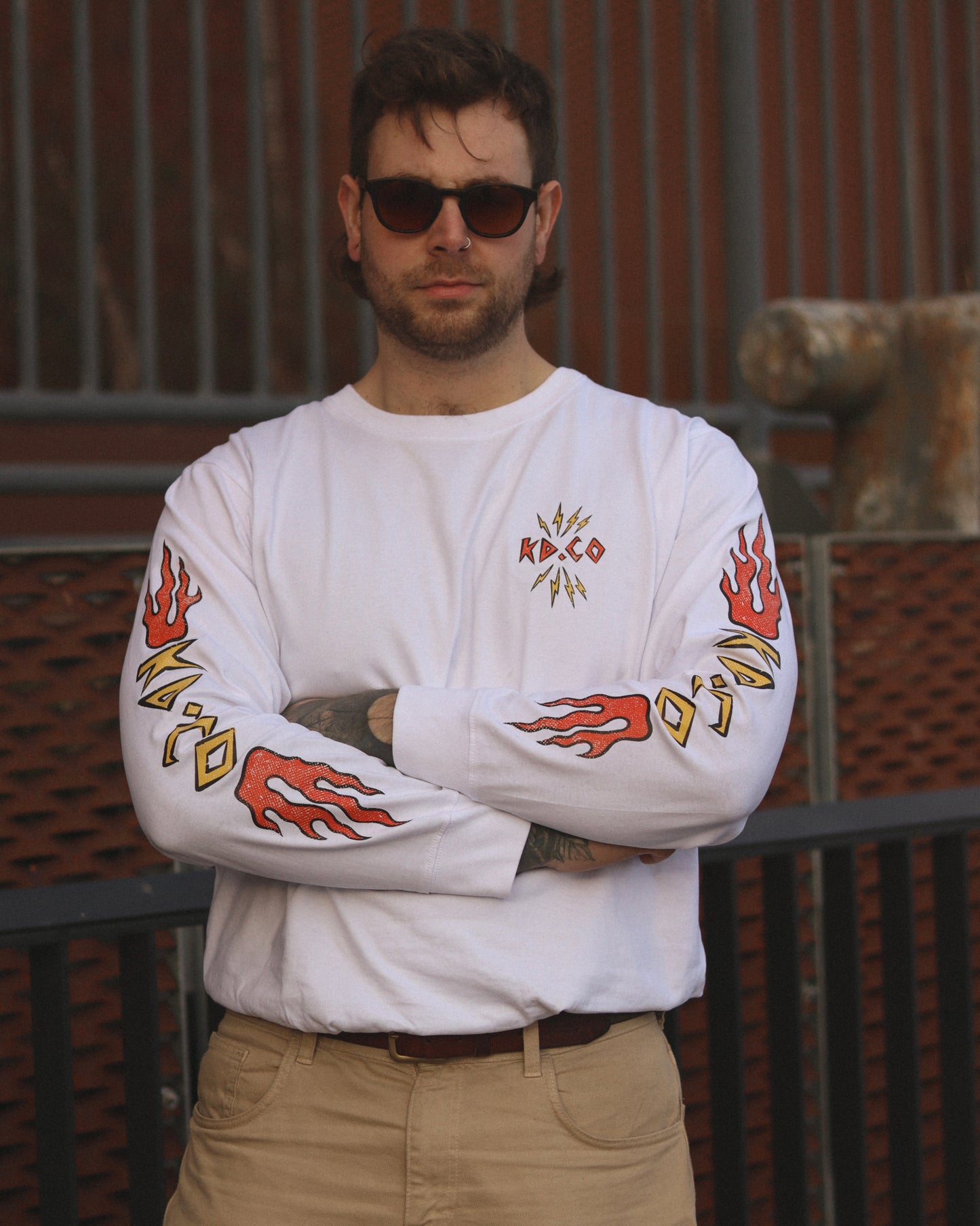 CHEAT DEATH - Long Sleeve T-Shirt (White)