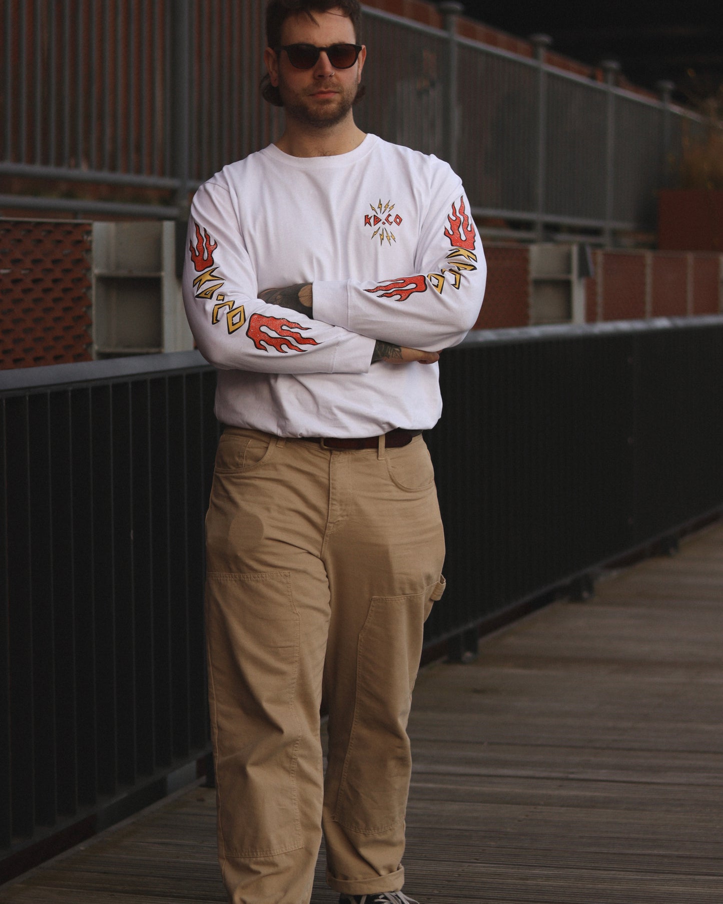 CHEAT DEATH - Long Sleeve T-Shirt (White)