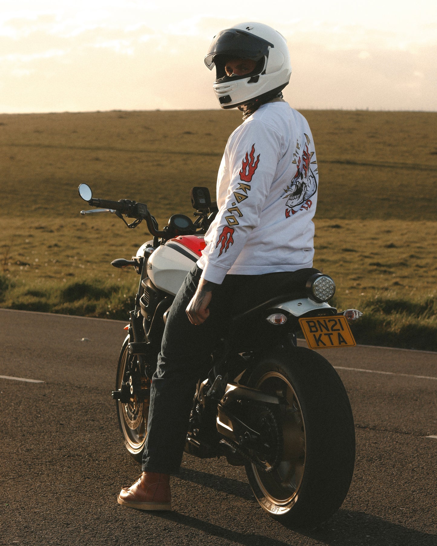 CHEAT DEATH - Long Sleeve T-Shirt (White)