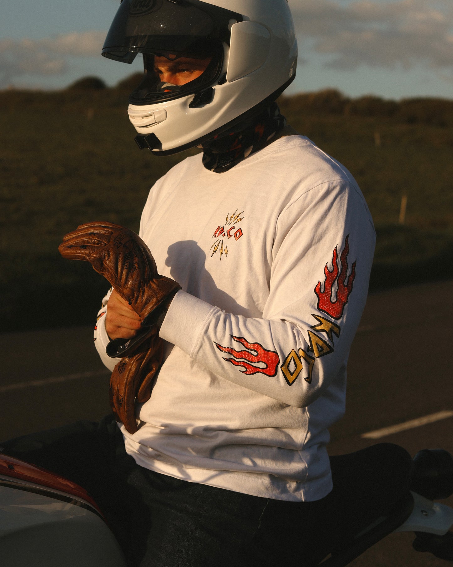 CHEAT DEATH - Long Sleeve T-Shirt (White)