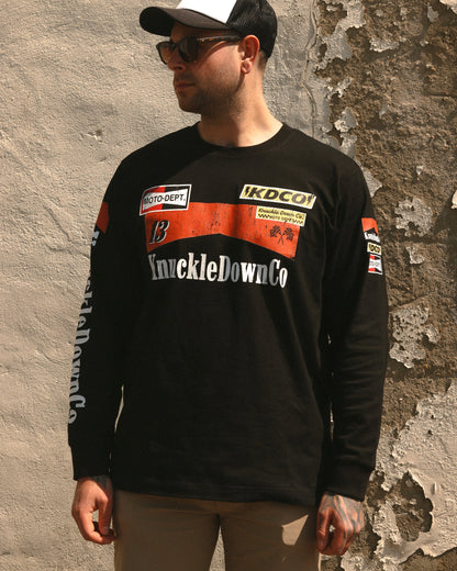 PIT CREW - Long Sleeve T-Shirt (Black)
