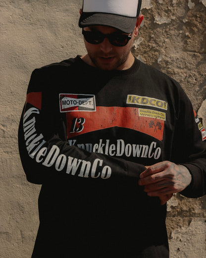 PIT CREW - Long Sleeve T-Shirt (Black)