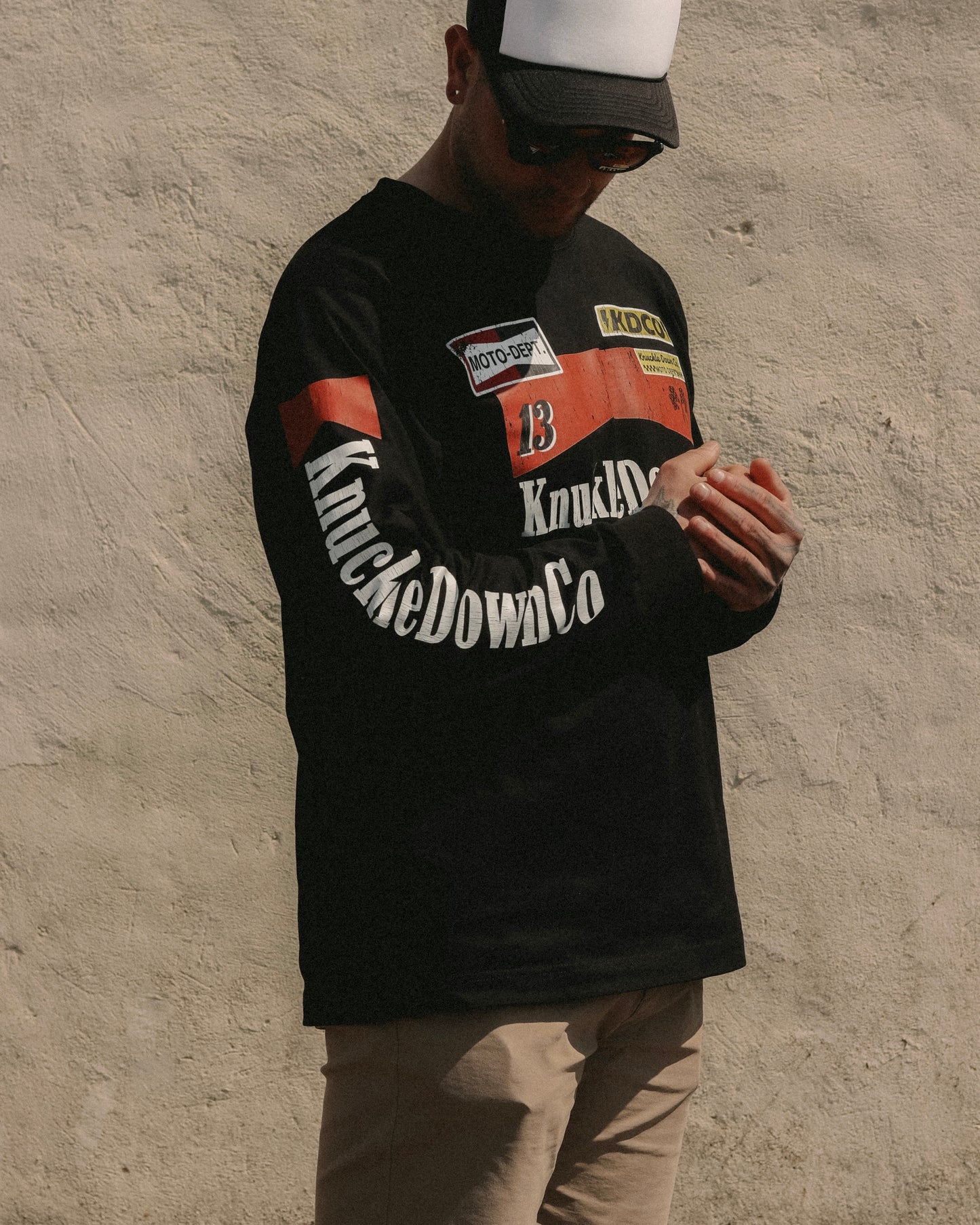PIT CREW - Long Sleeve T-Shirt (Black)