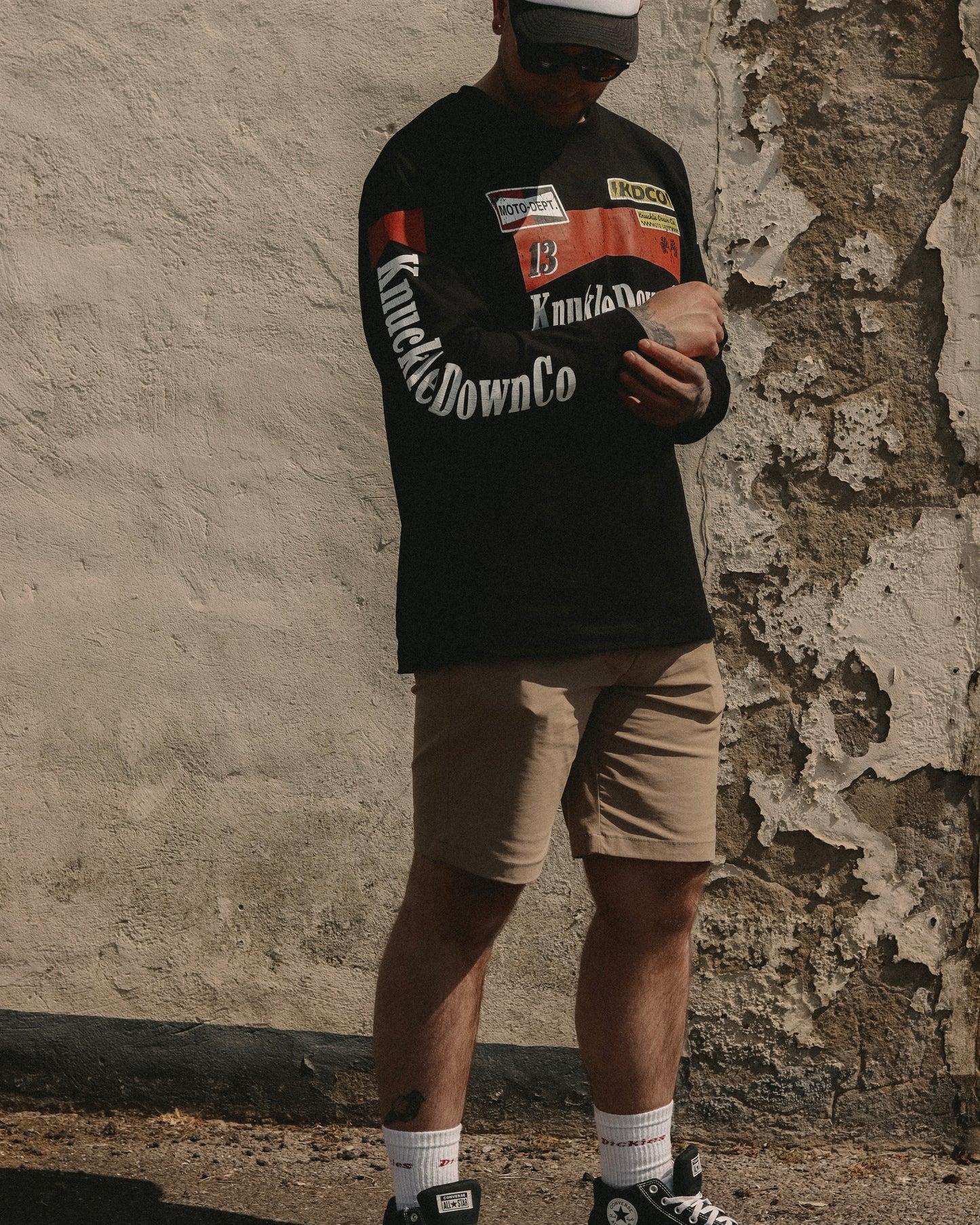 PIT CREW - Long Sleeve T-Shirt (Black)