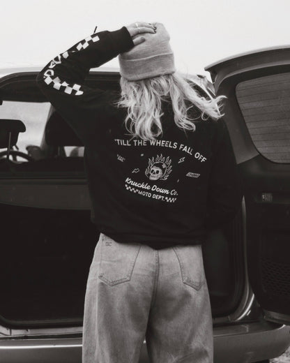 MOTO DEPT - Long Sleeve T-Shirt (Black)